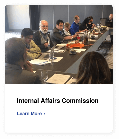 internal affairs commission meeting